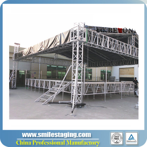 Portable concert stage truss system