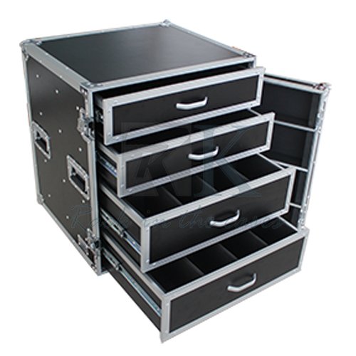 Professional ATA Drawer Flight Case with 4 Drawers